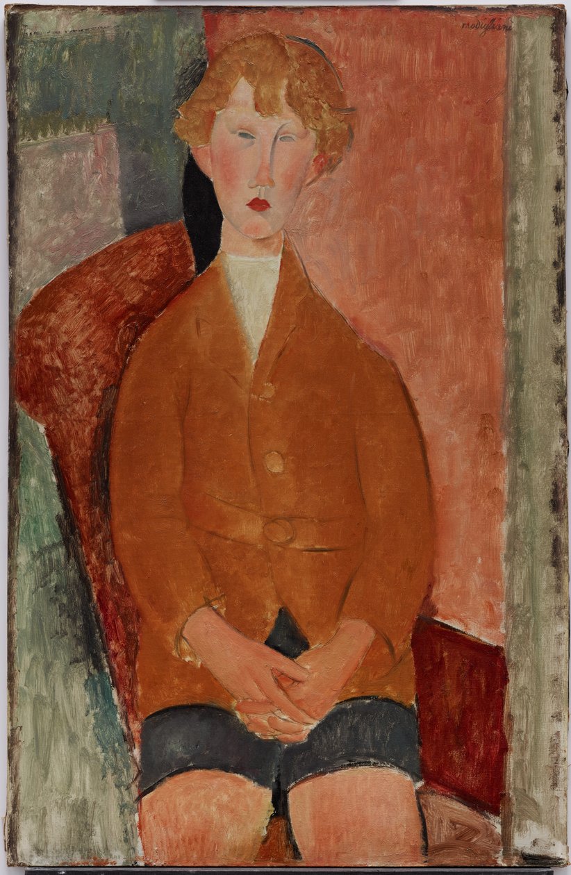 Garçon en culottes courtes - Amedeo Modigliani
