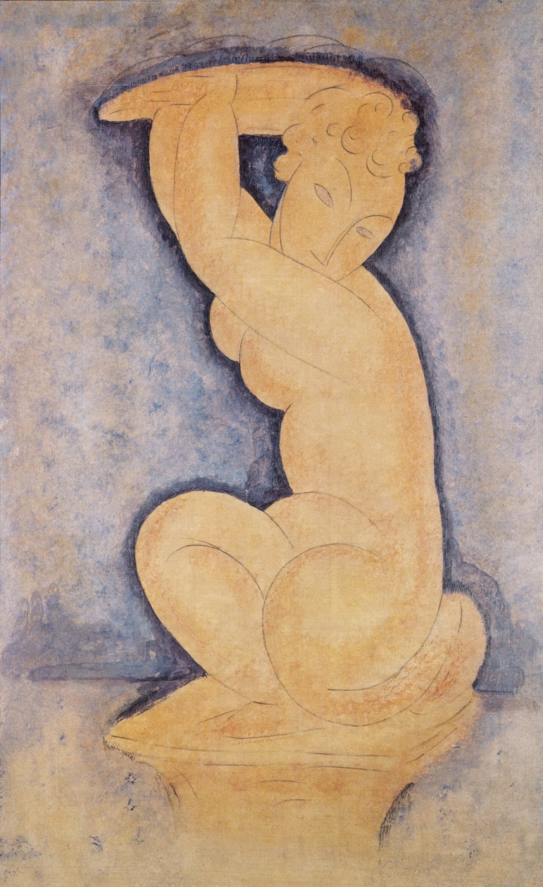 Cariatide, 1914 - Amedeo Modigliani