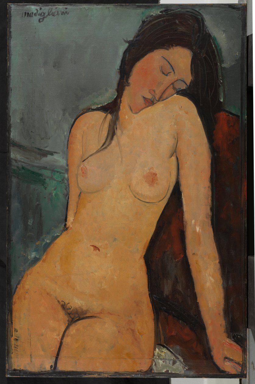 Nu féminin, c.1916 - Amedeo Modigliani