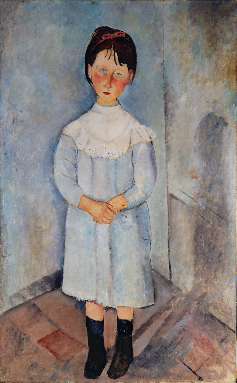 Fillette en bleu, 1918 - Amedeo Modigliani