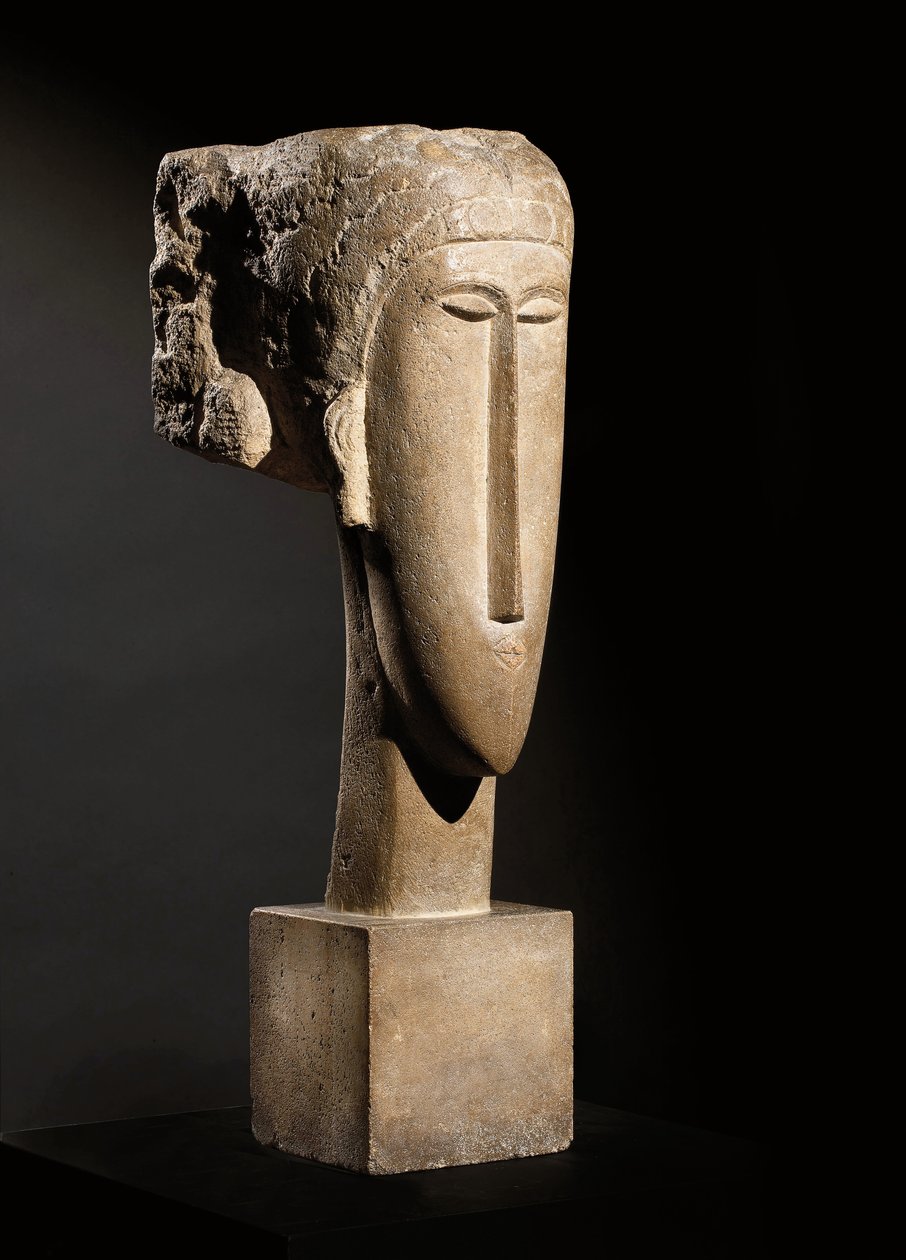 Tête, 1910-12 - Amedeo Modigliani