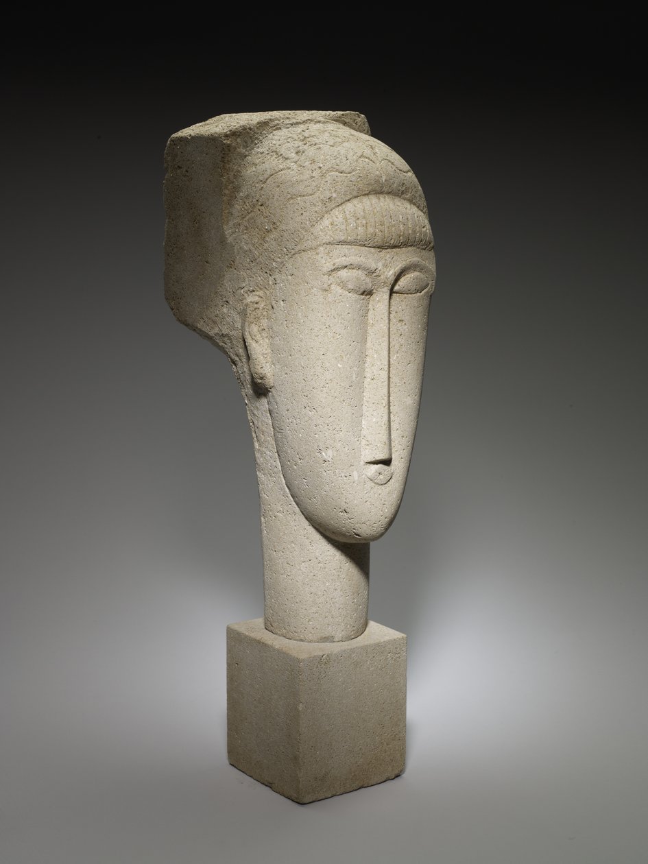 Tête, 1911-12 - Amedeo Modigliani