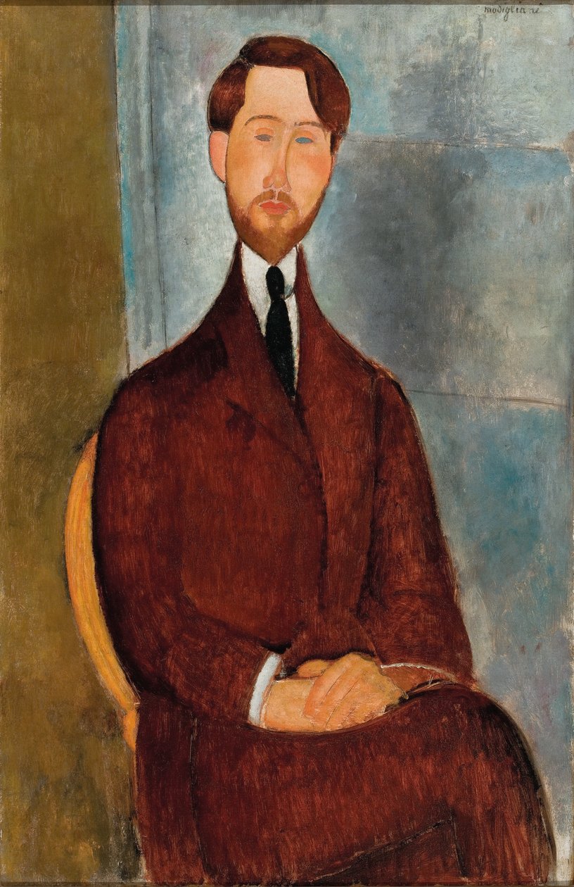 Portrait de Leopold Zborowski - Amedeo Modigliani