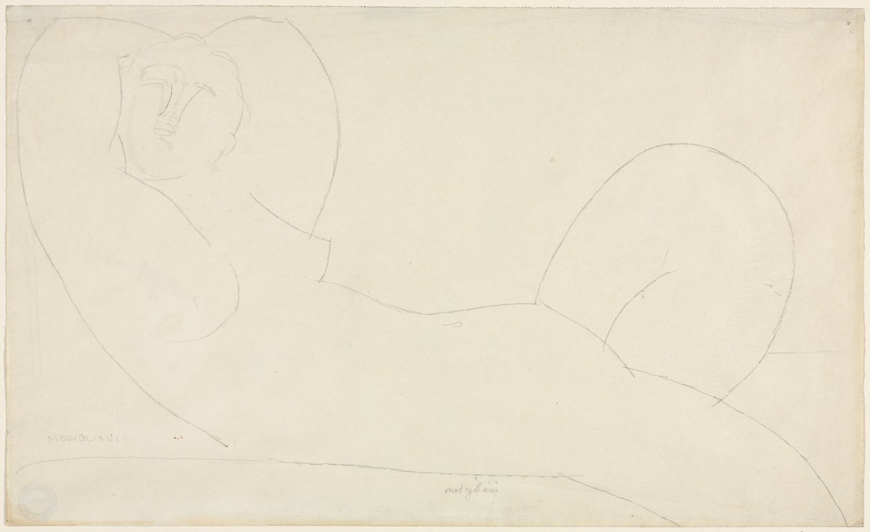 Femme nue allongée - Amedeo Modigliani