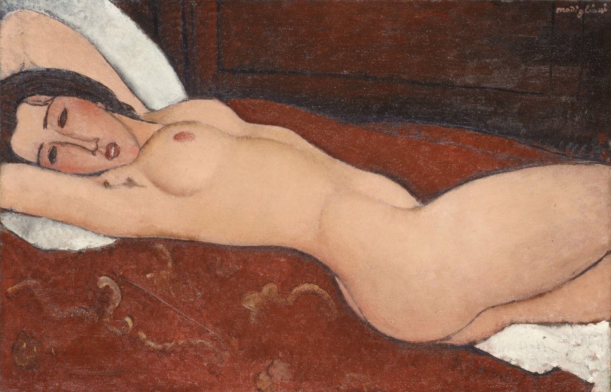 Nu allongé, 1917 - Amedeo Modigliani
