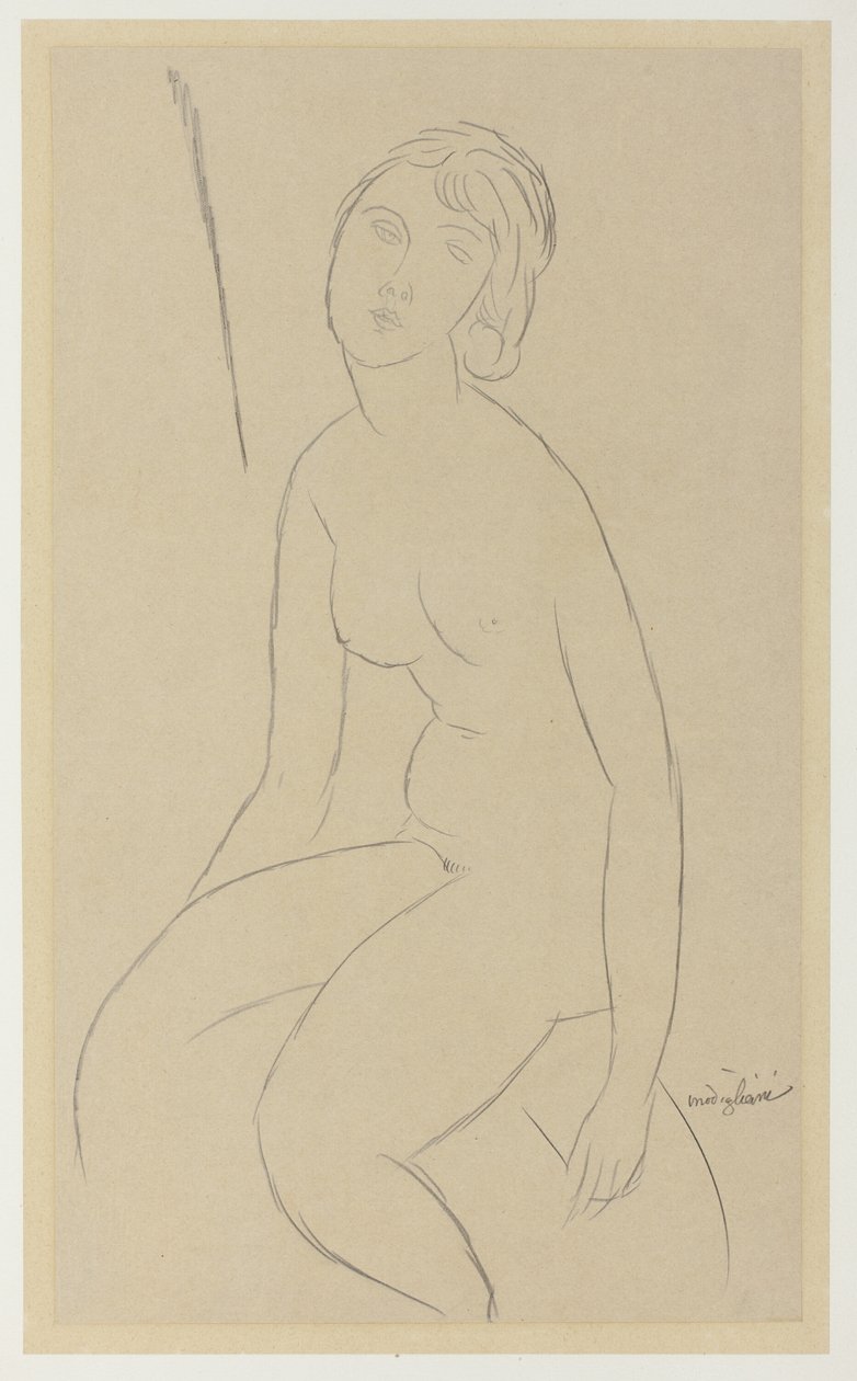 Nu assis - Amedeo Modigliani