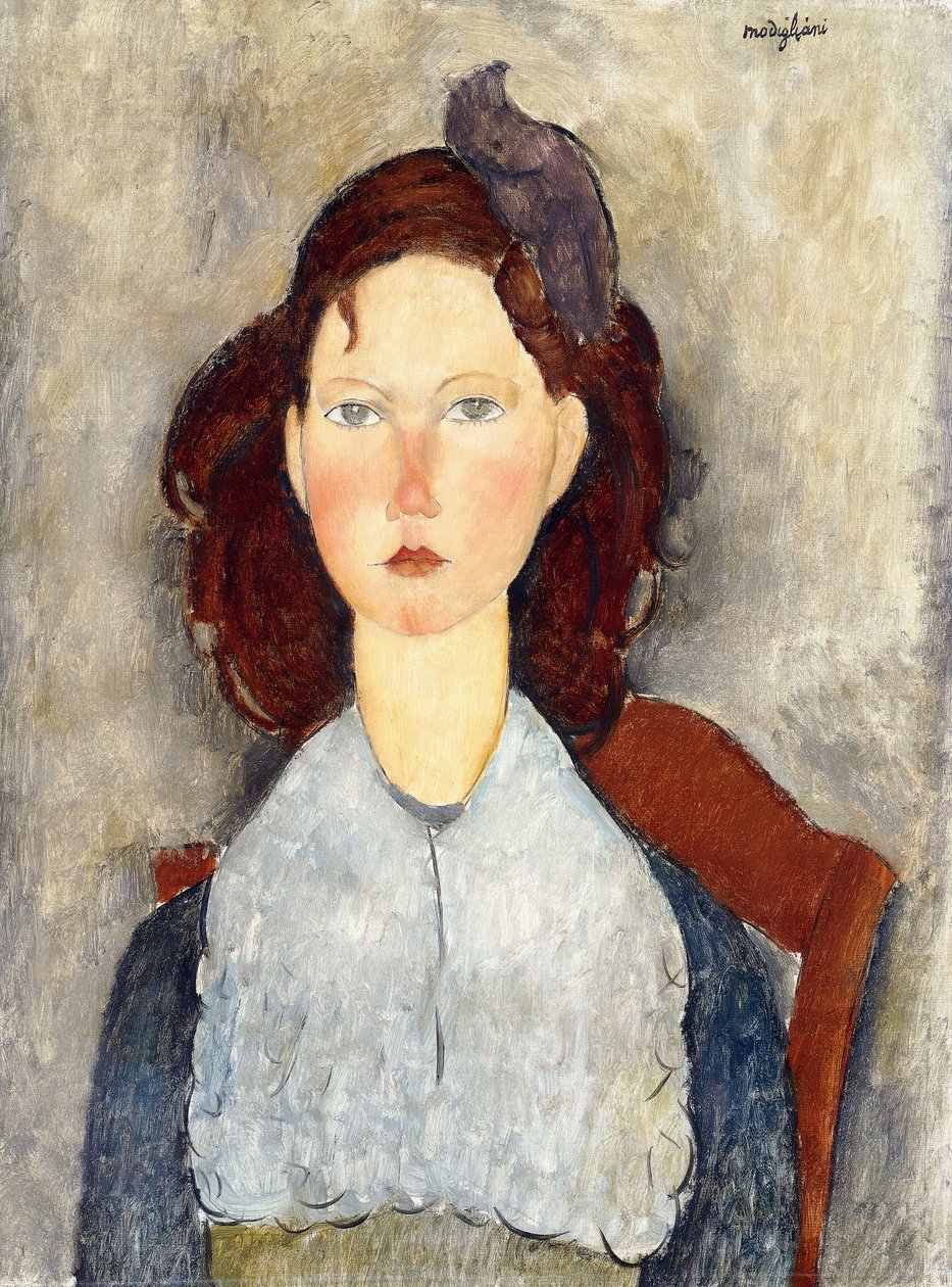 Fille assise, 1918 - Amedeo Modigliani