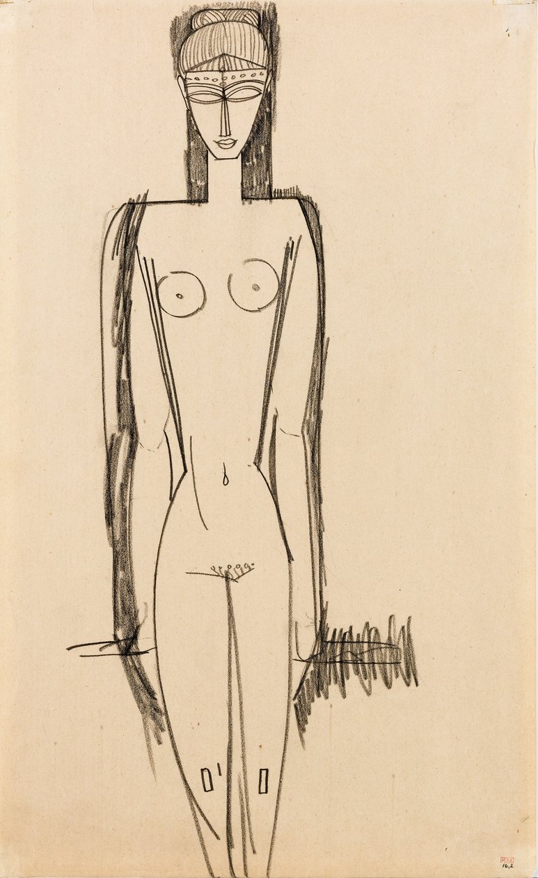 Nu debout, c.1910-1911 - Amedeo Modigliani