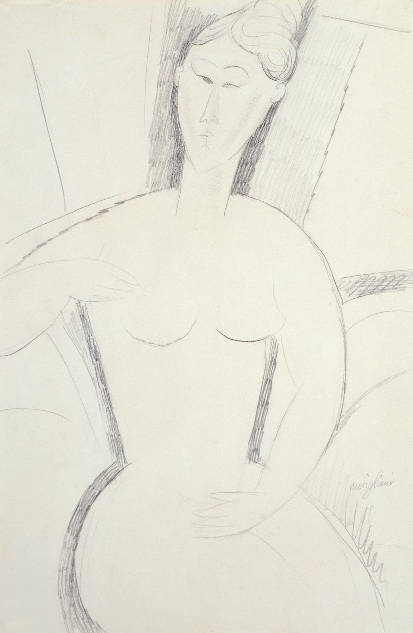 Femme Assise - Amedeo Modigliani