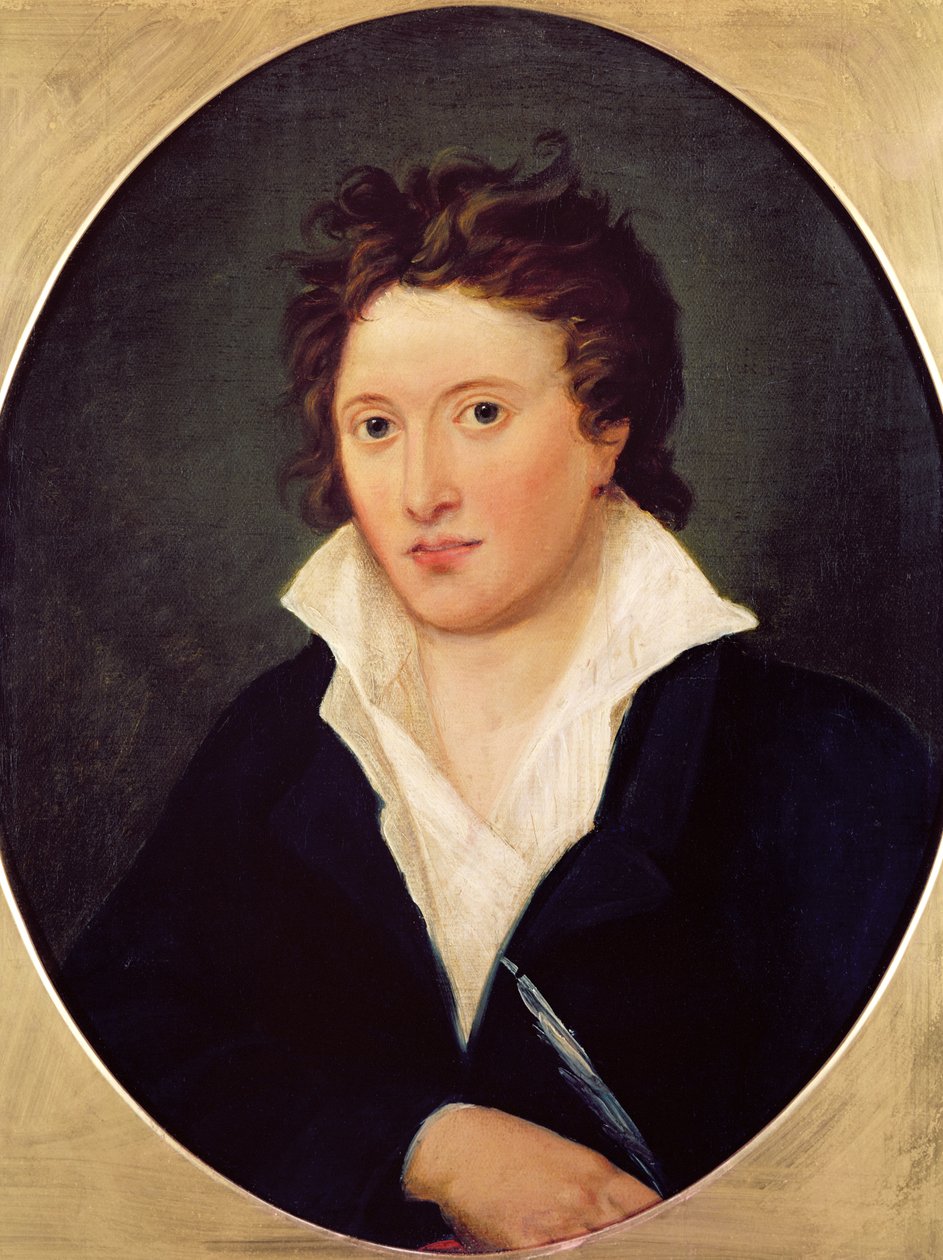 Portrait de Percy Bysshe Shelley, 1819 - Amelia Curran