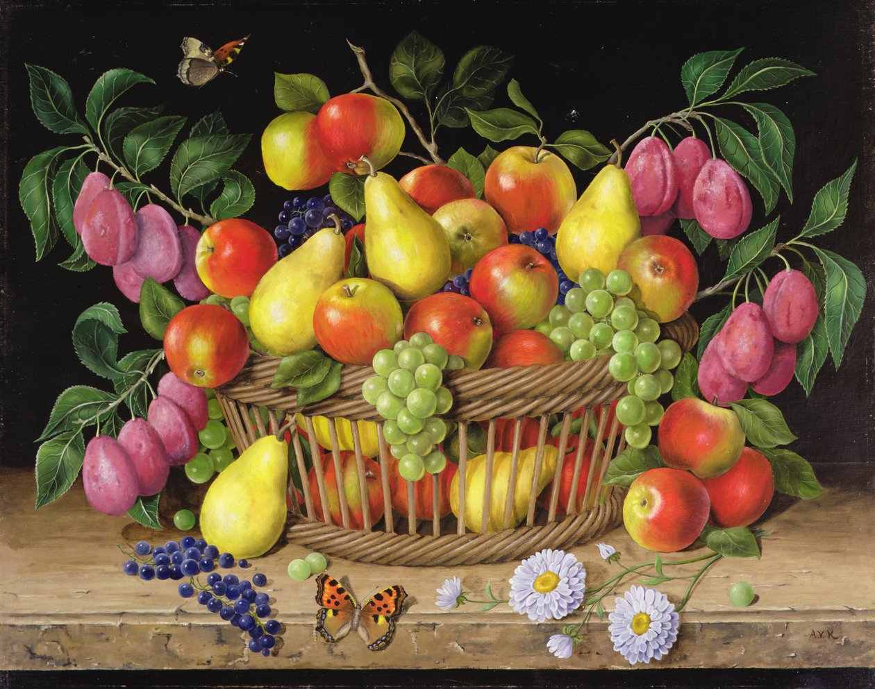 Pommes, poires, raisins et prunes, 1999 - Amelia Kleiser
