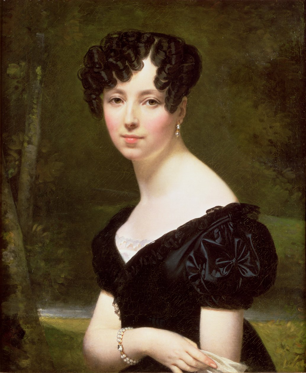 Portrait de la baronne Pontalba, 1841 - Amelie Legrand de St. Aubin