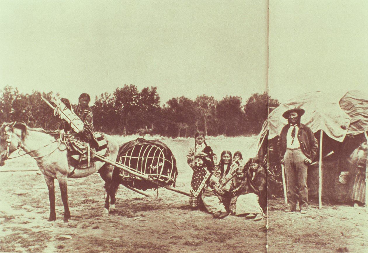 Indiens Cheyenne en mouvement, 1878 - American Photographer