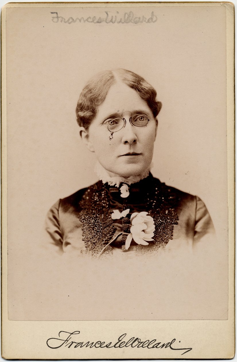 Frances Elizabeth Caroline Willard (1839-98), suffragette américaine, militante pour la tempérance et éducatrice - American Photographer