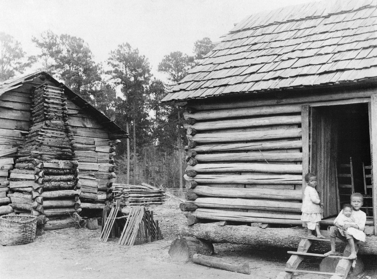 Cabines en rondins à Thomasville, Floride, vers 1900 - American Photographer