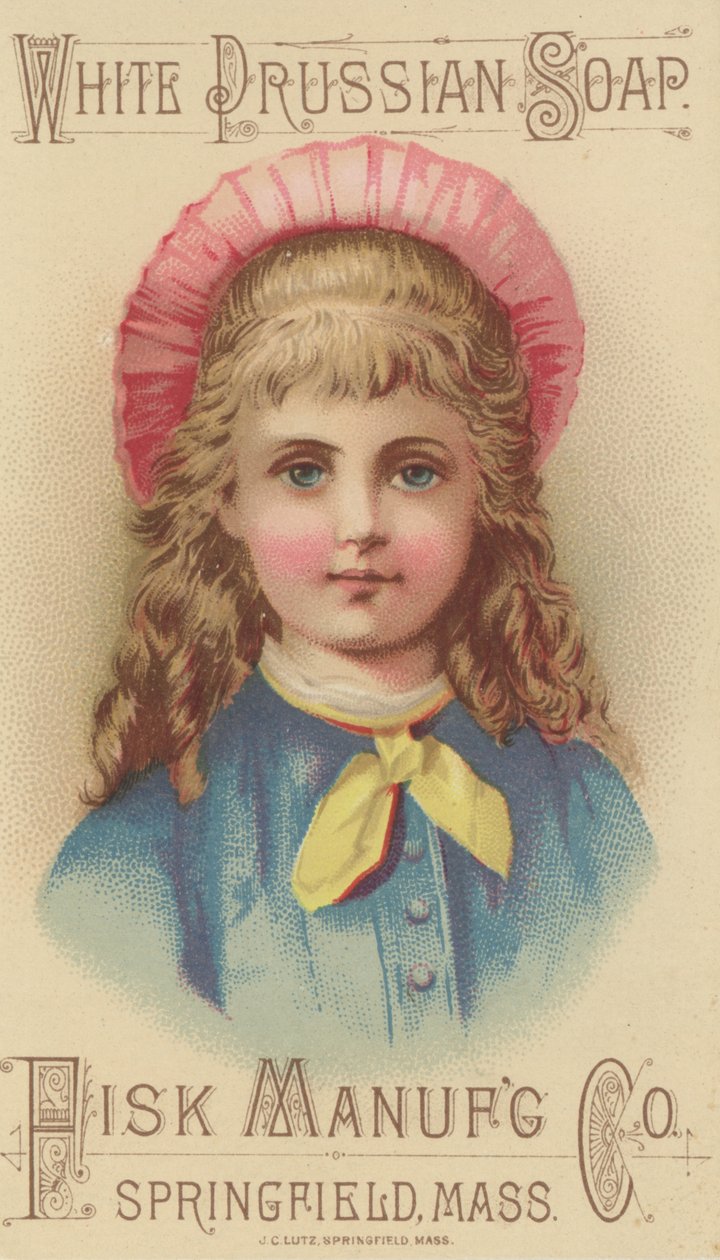 Publicité pour Fisk Manufacturing Co. White Prussian Soap, c.1880 - American School