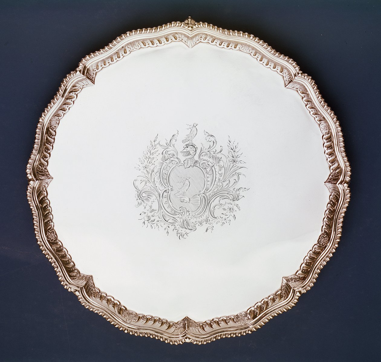 Plateau gravé, 18ème siècle - American School