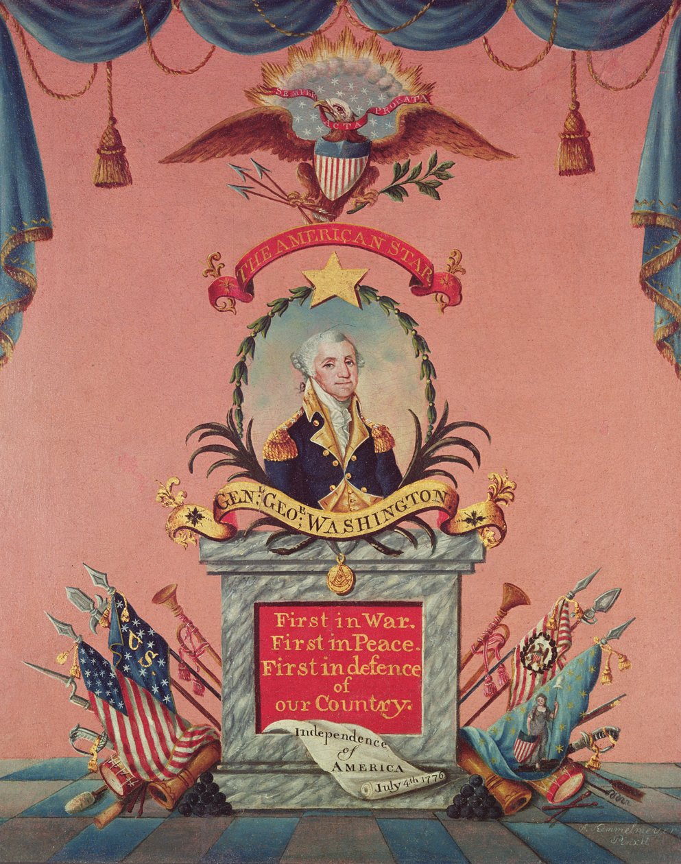 En louange de George Washington - American School