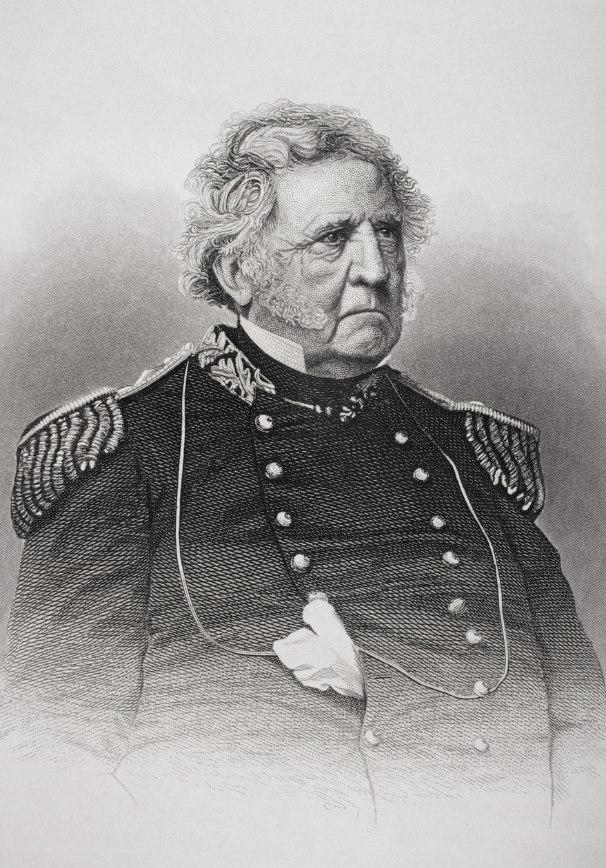 Portrait de Winfield Scott (1786-1866) - American School
