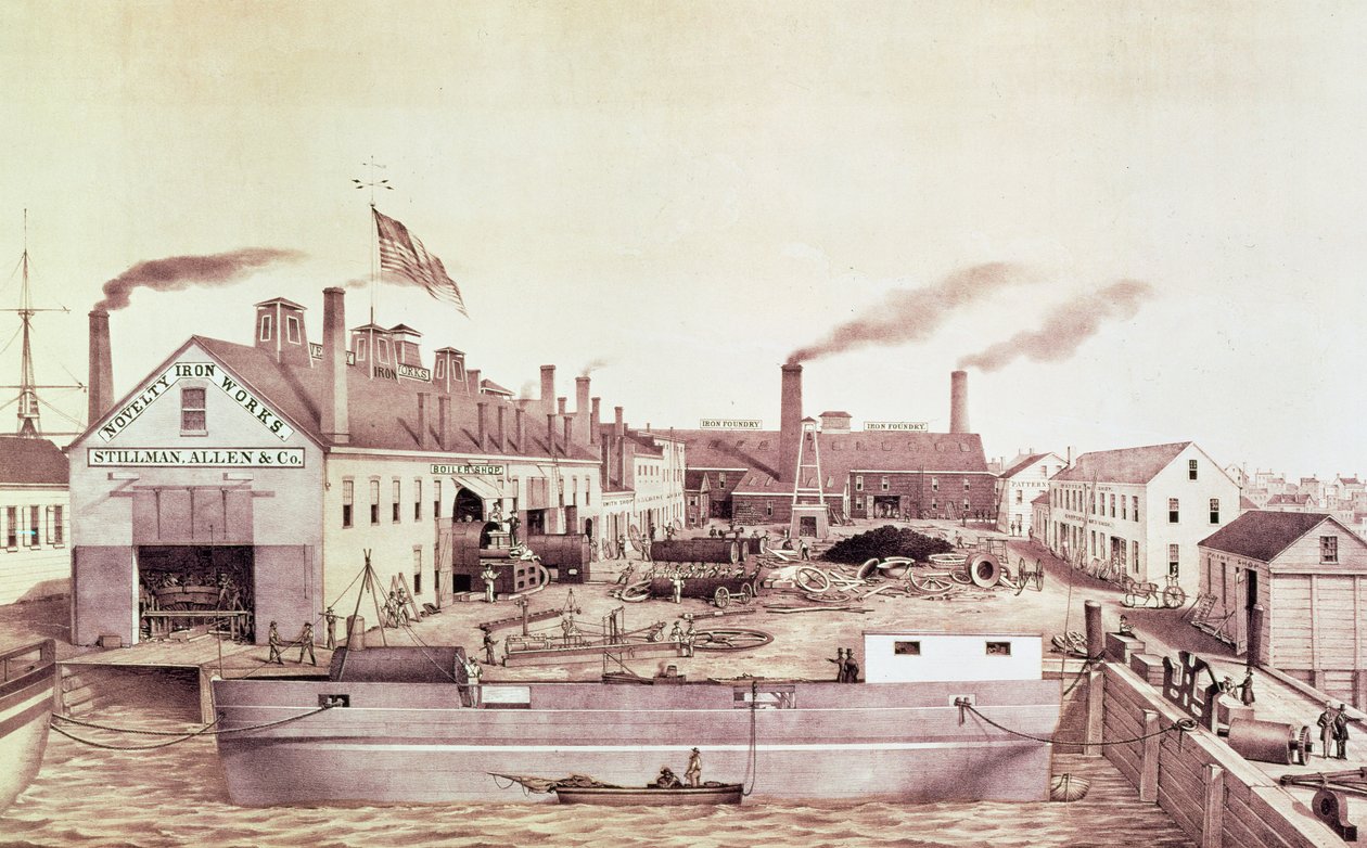 Les Forges de la Nouveauté de Stillman Allen et Co. - American School
