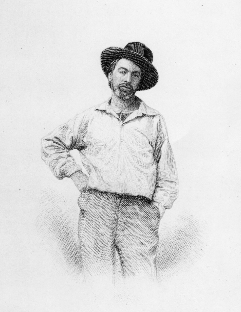 Walt Whitman, frontispice de 