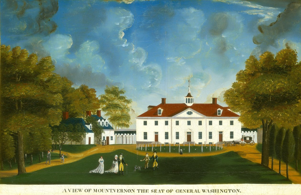 Vue du Mont Vernon - American 18th Century
