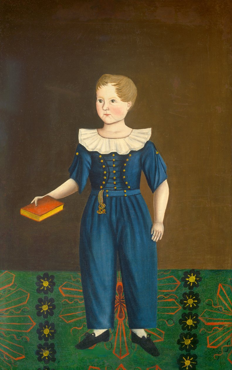 Garçon en bleu - American 19th Century