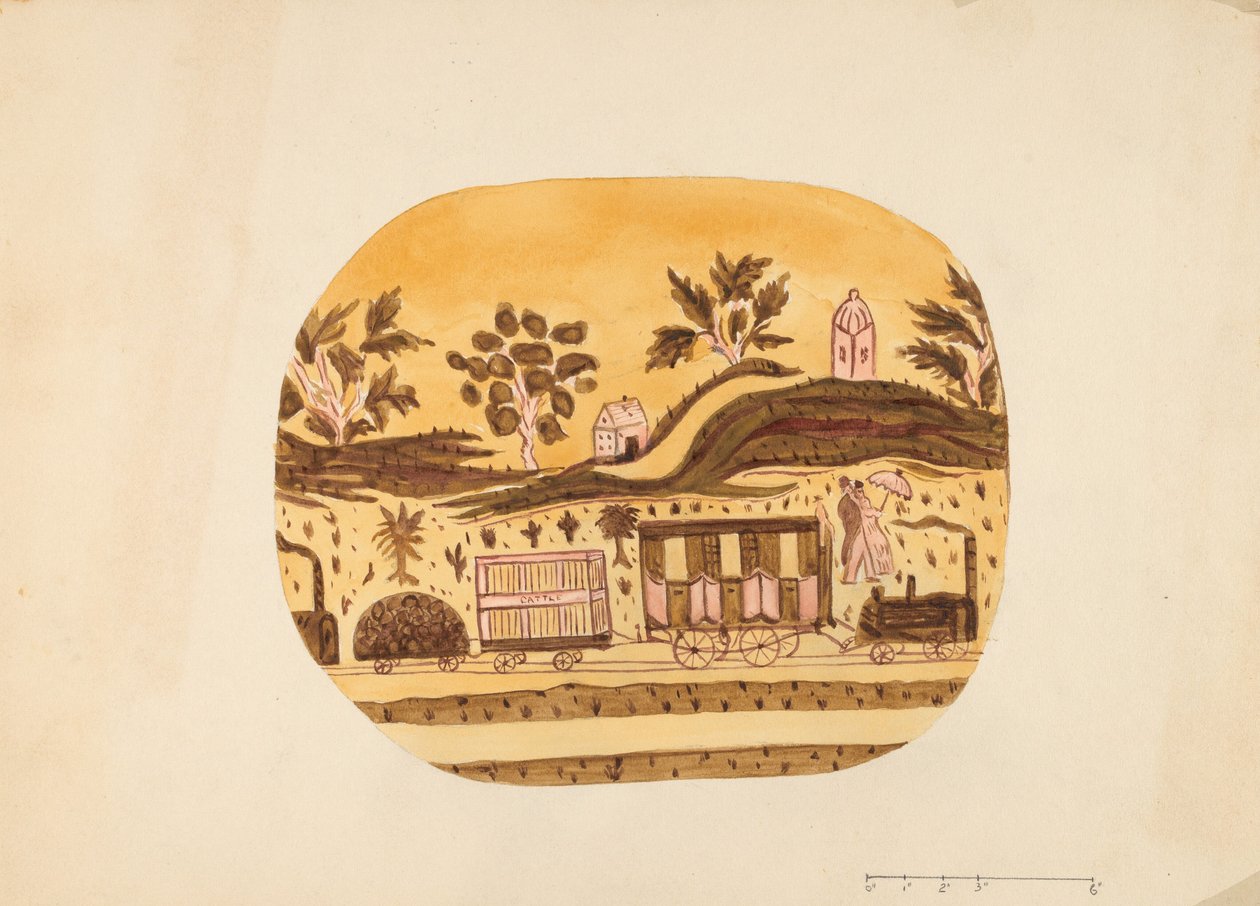 Boîte à chapeau - American 20th Century