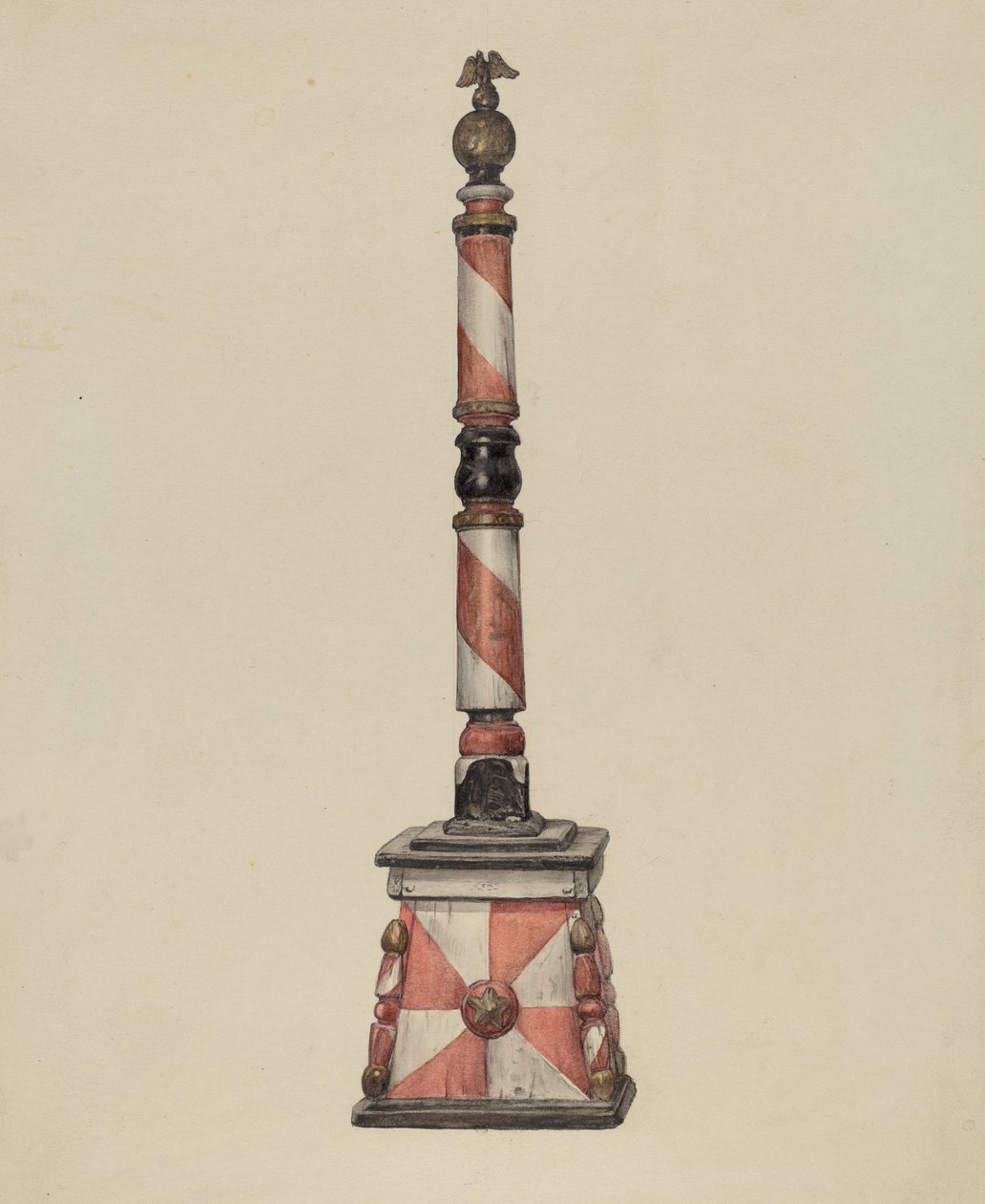 Barber Pole - American 20th Century