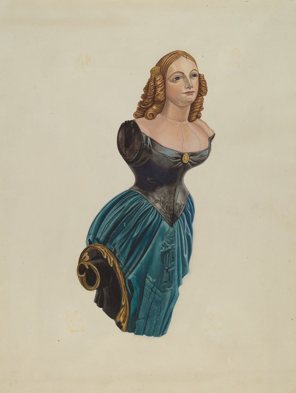 Figure de proue : "Jenny Lind" - American 20th Century