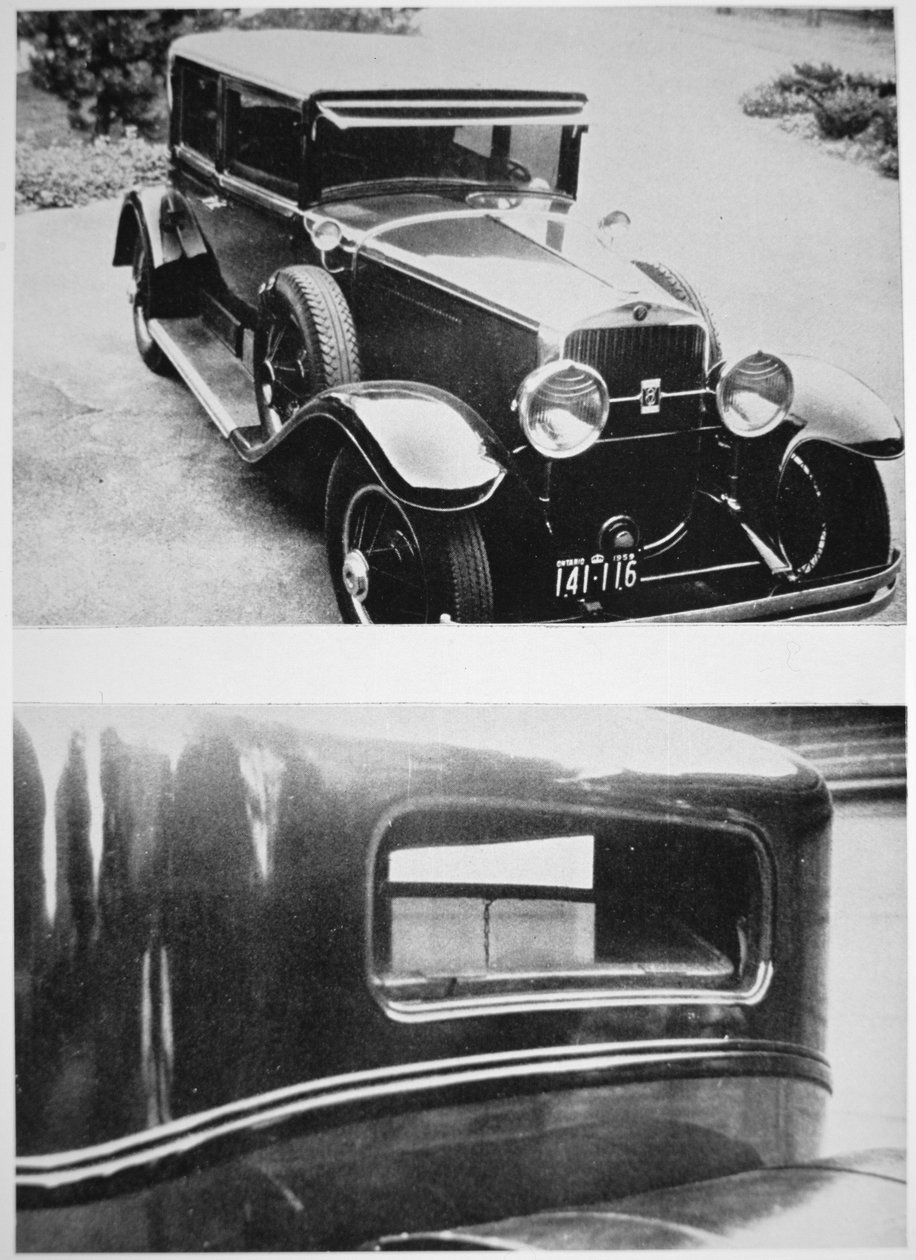 Cadillac blindée d