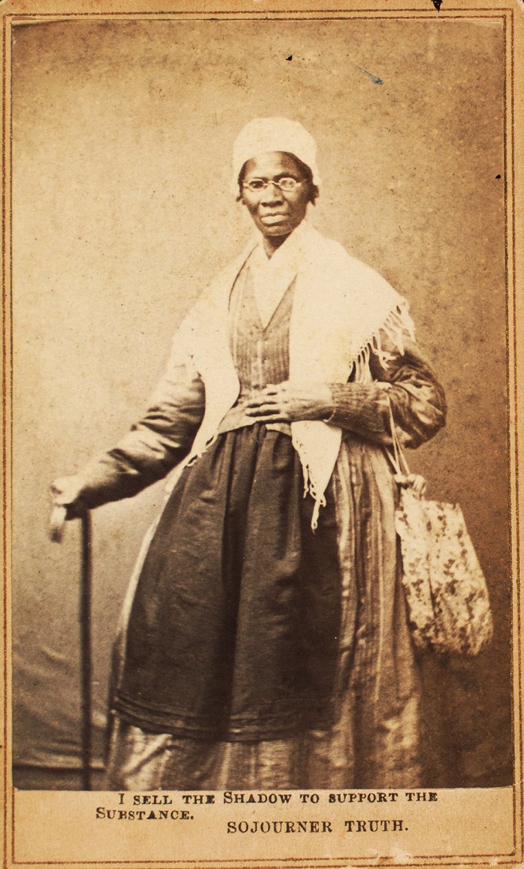 Carte de visite de Sojourner Truth, 1864 - American Photographer