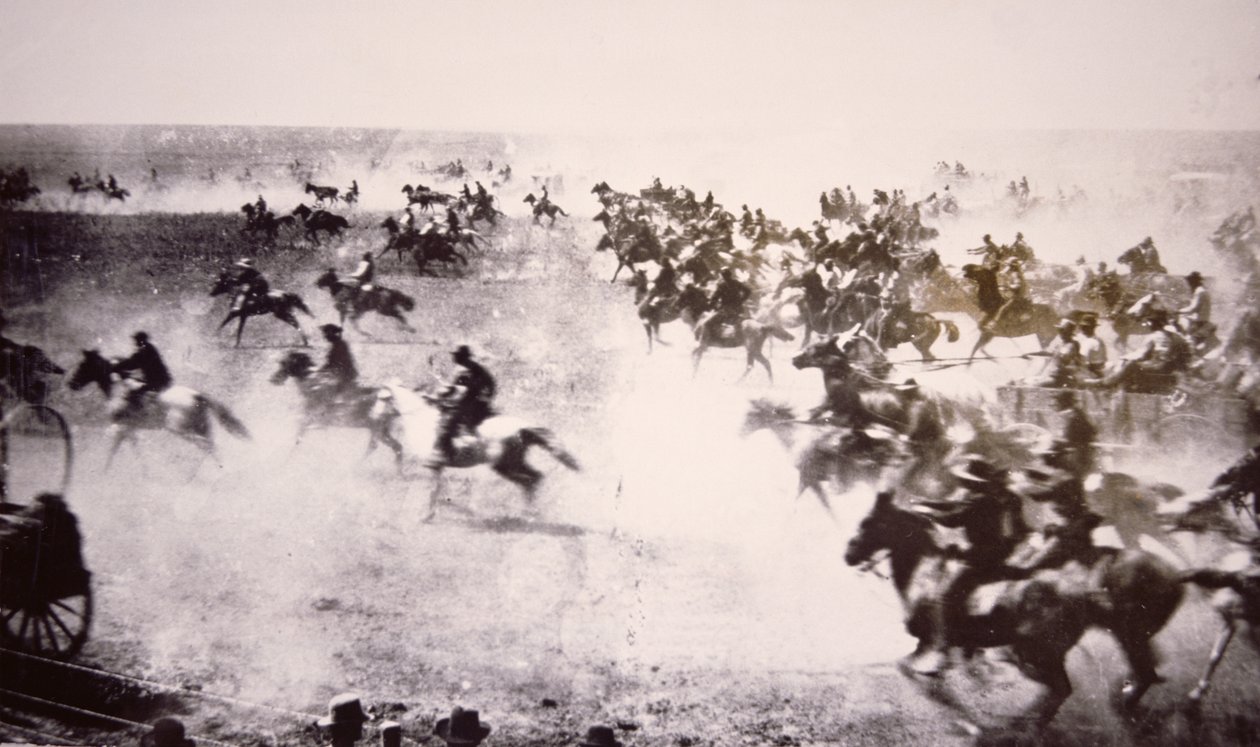 Colons se précipitant dans la bande Cherokee - American Photographer