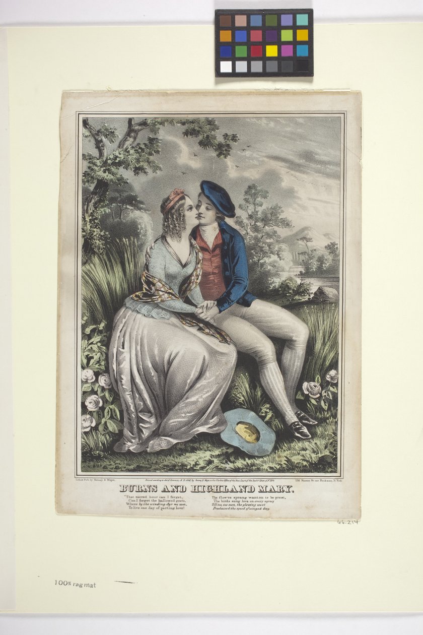 Burns et Highland Mary - American School