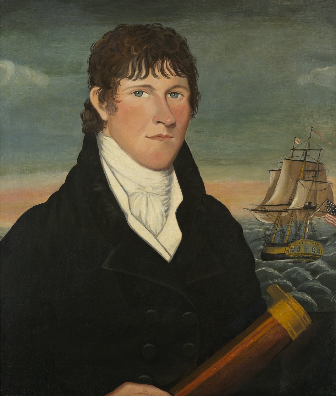 Capitaine David Bush, 1812 - American School