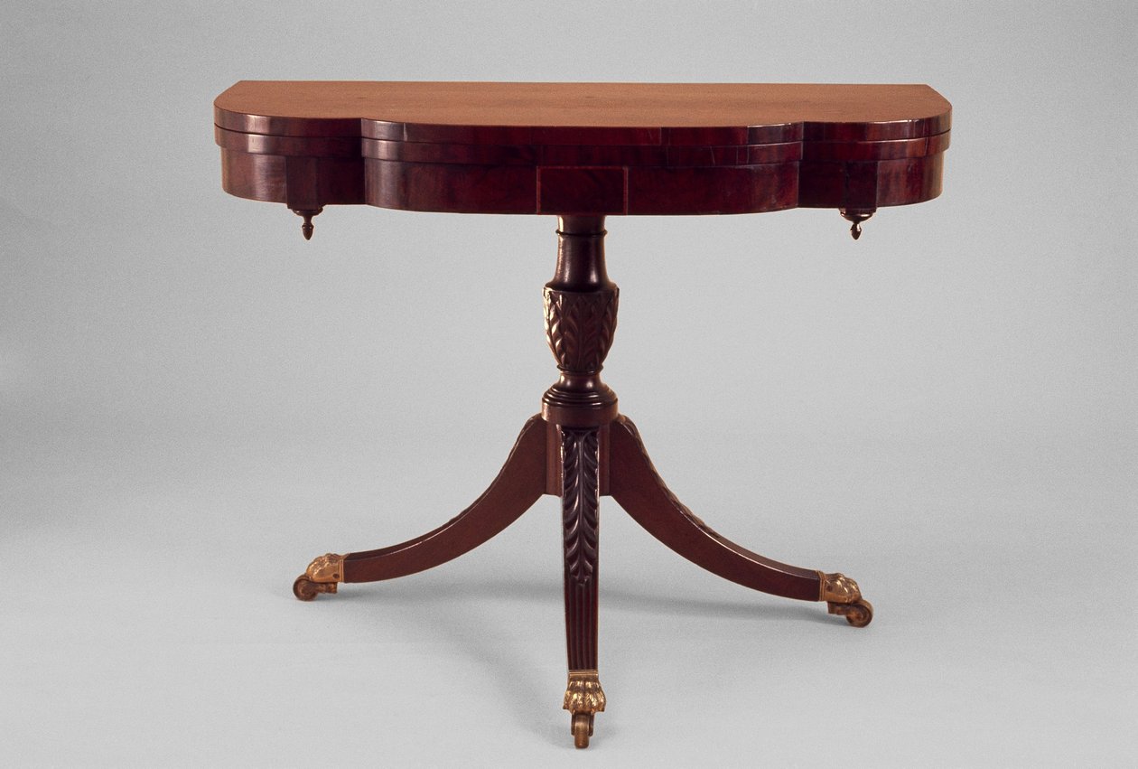 Table à cartes - American School