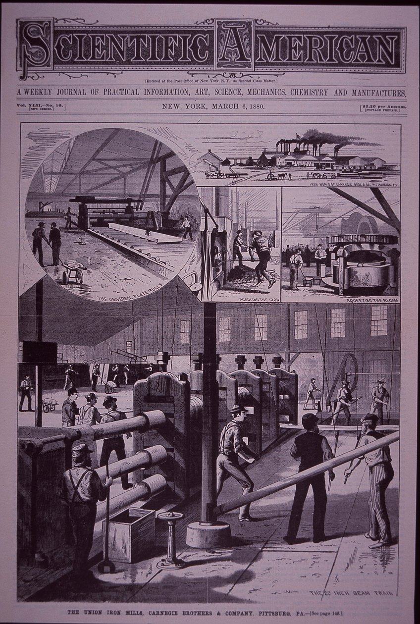 Carnegie Union Iron Mills, Pittsburgh, Pennsylvanie - American School