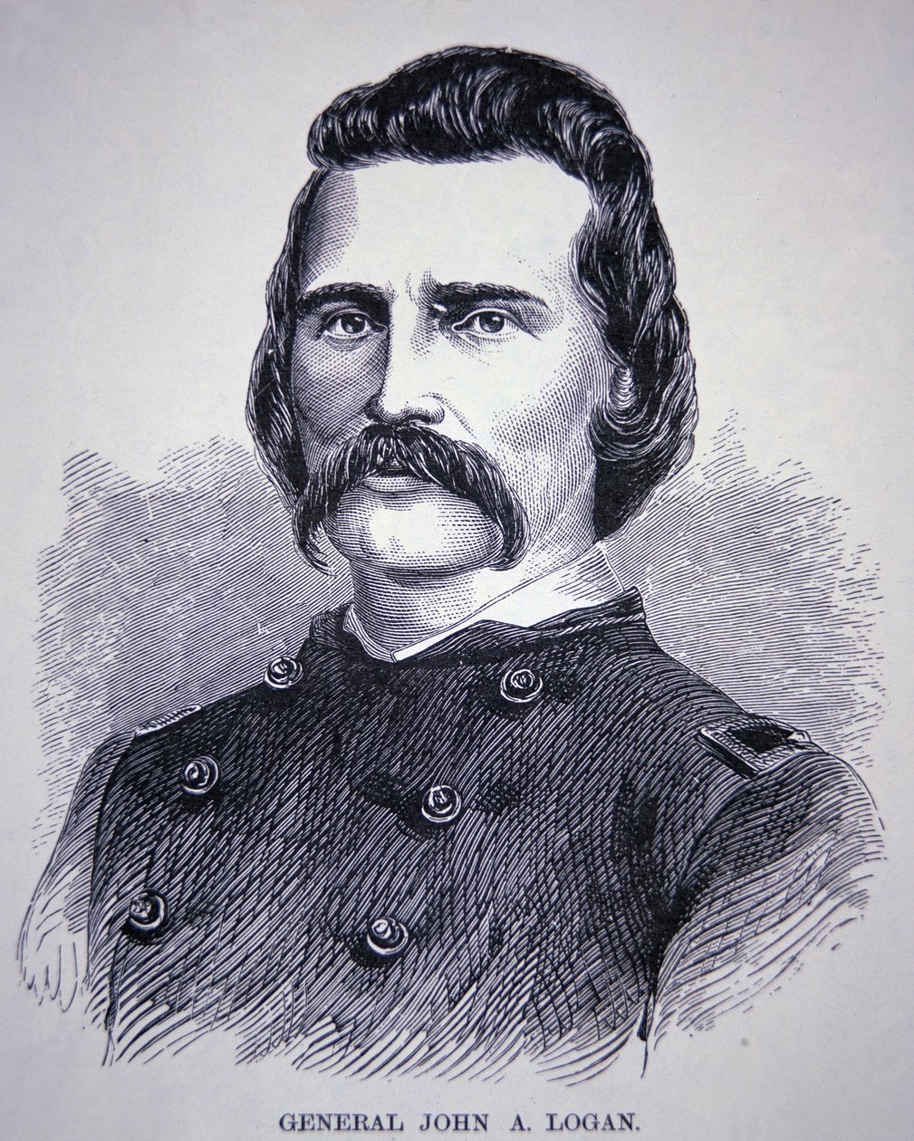 Général John Alexander Logan (1826-86) - American School