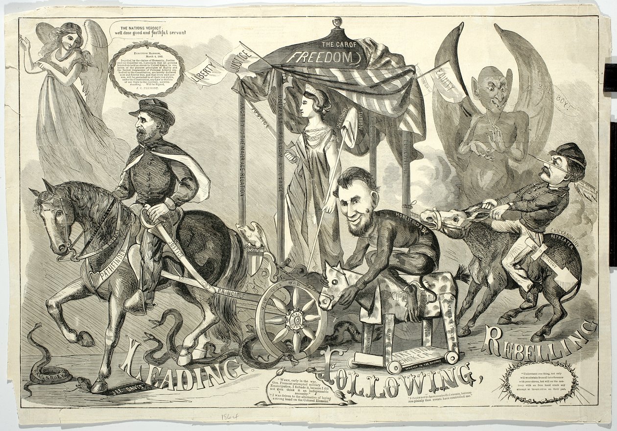 Diriger, suivre, se rebeller, 1864 - American School