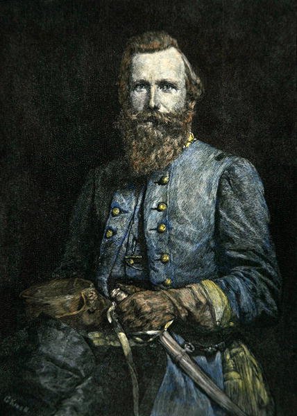 Portrait du général J.E.B. Stuart - American School