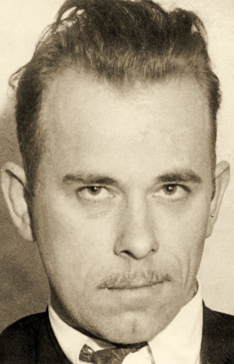 Portrait de John Dillinger (1903 – 34) - American School
