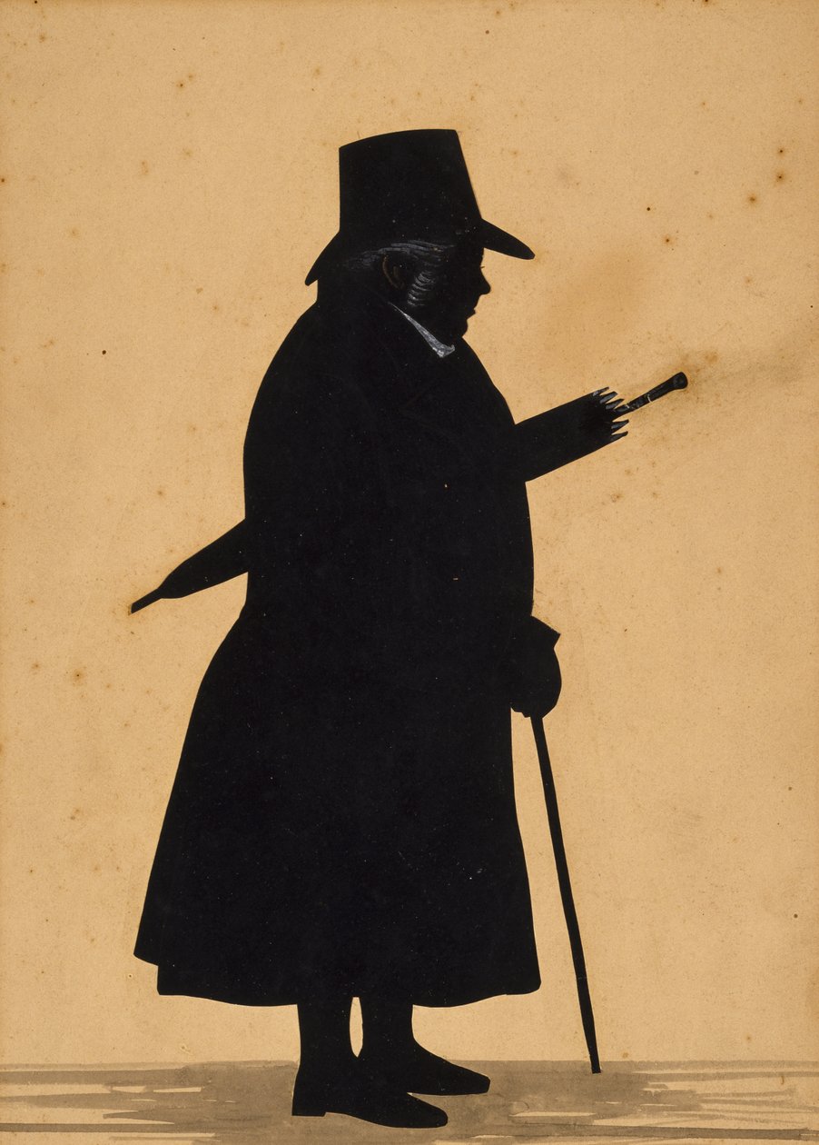 Silhouette, vers 1830 - American School