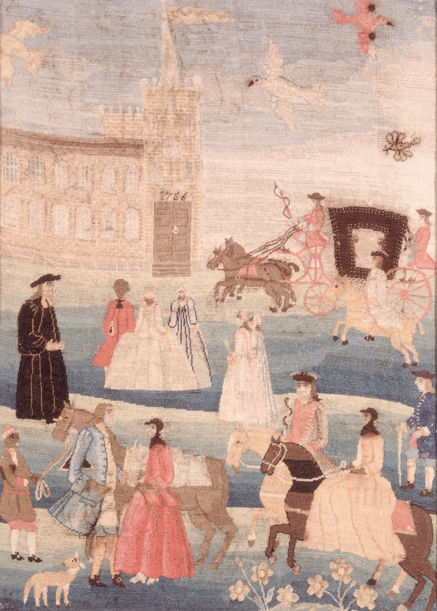 La tapisserie de mariage Chandler, c.1756 - American School