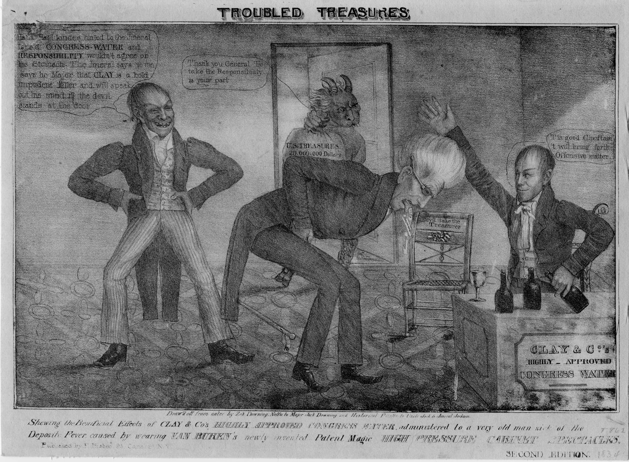Trésors troublés, 1833 - American School