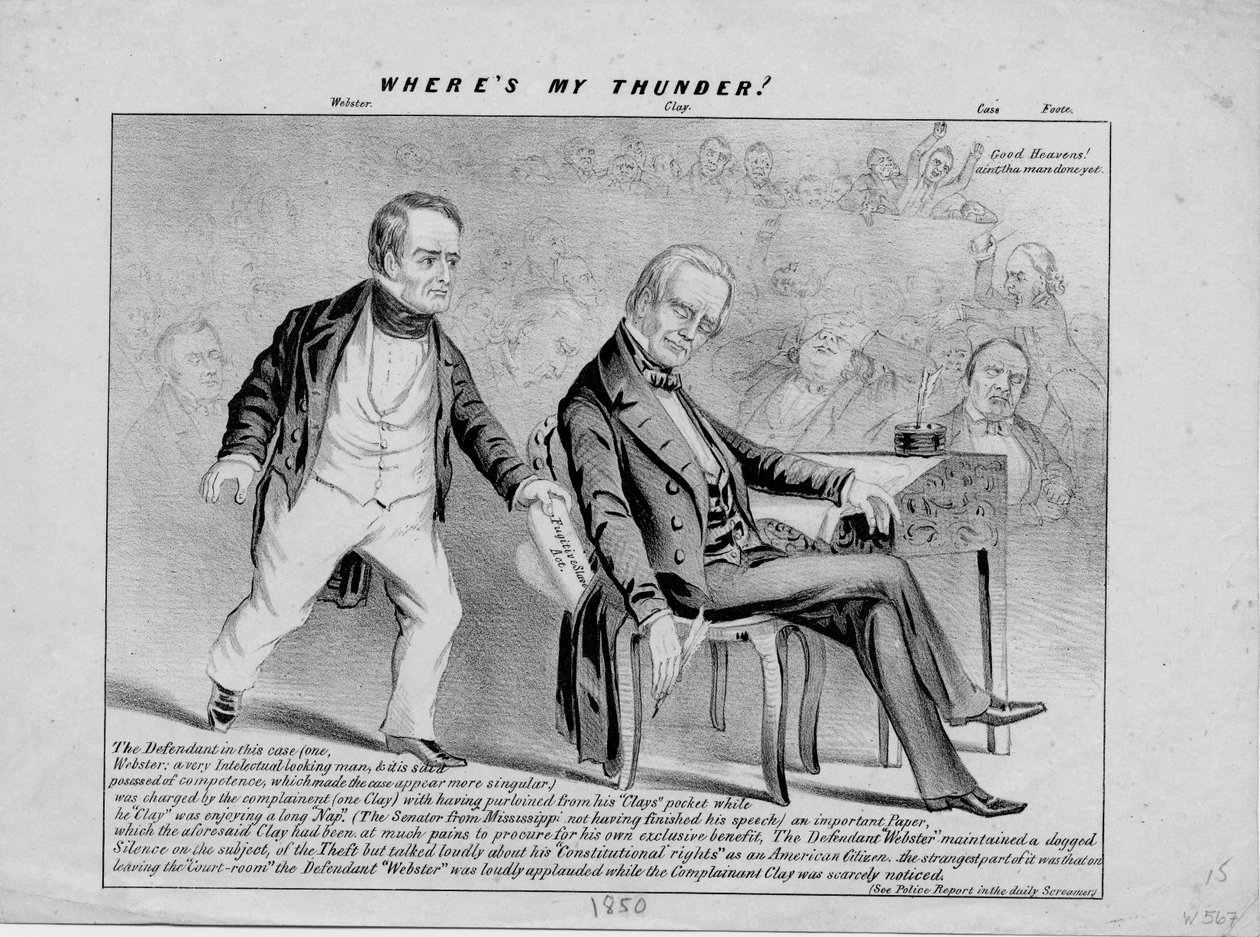 Où est mon tonnerre ?, vers 1850 - American School