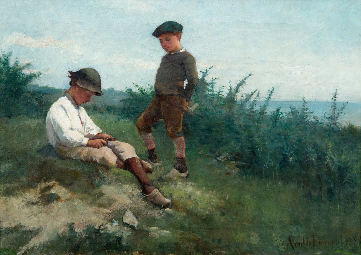 Garçons au bord de la mer - Amélie Lundahl