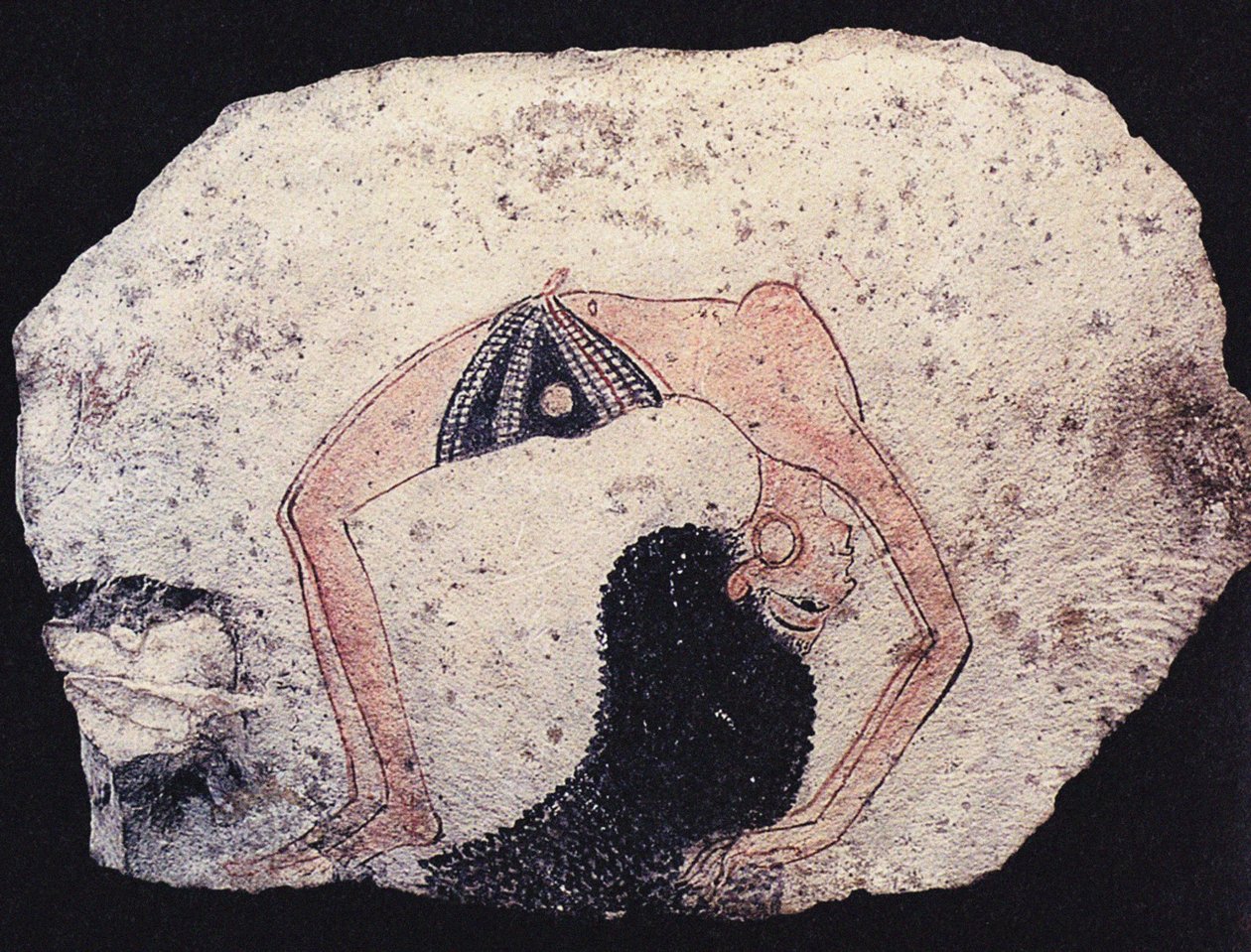 Ostracon avec danseuse - Ancient Egypt