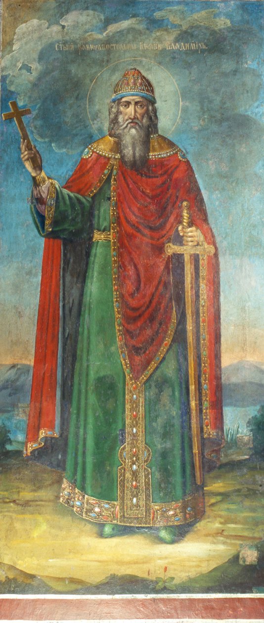 Grand-Duc Vladimir Sviatoslavitch - Ancient Russian frescos