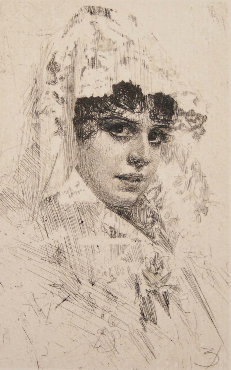 Femme espagnole - Anders Leonard Zorn