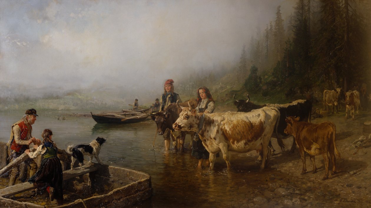 Embarcadère au bord du lac - Anders Askevold